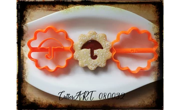 Esernyő linzer kiszúró