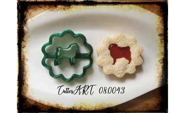 Mopsz linzer kiszúró