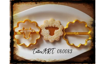 Tehén linzer kiszúró