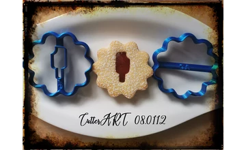 Jégkrém linzer kiszúró