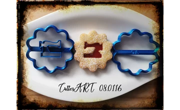 Varrógép linzer kiszúró