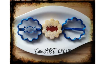 Szaloncukor linzer kiszúró