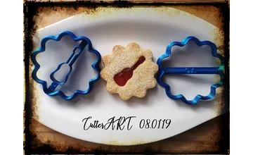 Gitár linzer kiszúró