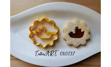 Hajó linzer kiszúró