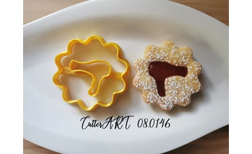 Hajszáritó linzer kiszúró