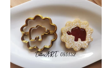Elefánt linzer kiszúró