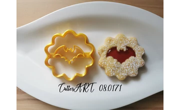 Denevér linzer kiszúró