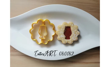 Whiskys pohár linzer kiszúró