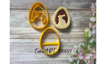 Tojásban nyúl ülő