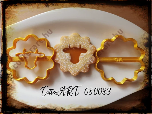Tehén linzer kiszúró