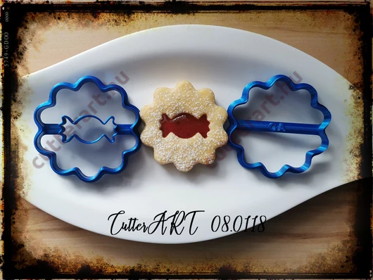 Szaloncukor linzer kiszúró