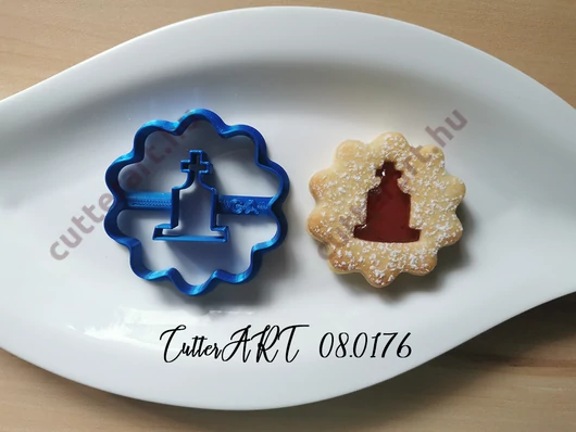 Sírkő linzer kiszúró
